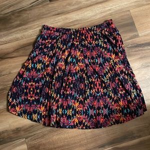 Lula Roe Aztec print Madison skirt
